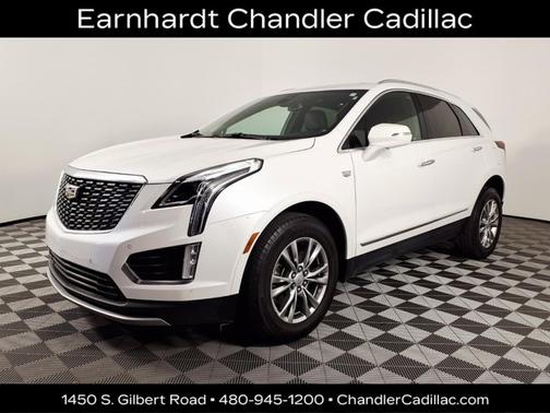 Crystal White Tricoat 2023 Cadillac XT5 FWD Premium Luxury