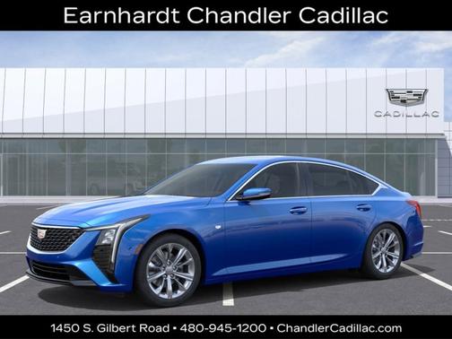Coastal Blue Metallic 2026 Cadillac CT5 Premium Luxury