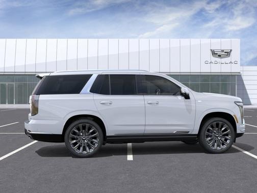 Vibrant White Tricoat 2026 Cadillac Escalade 4WD Platinum Luxury