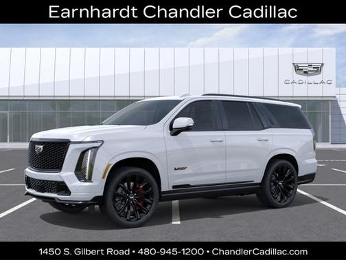 Vibrant White Tricoat 2026 Cadillac Escalade AWD V-Series