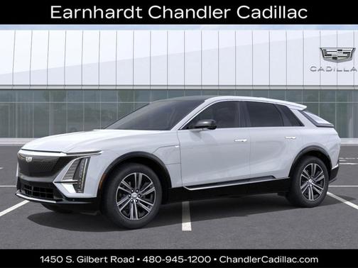 Vibrant White Tricoat 2026 Cadillac LYRIQ Luxury
