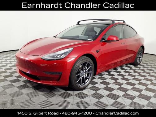Red Multi-Coat 2018 Tesla Model 3 Long Range