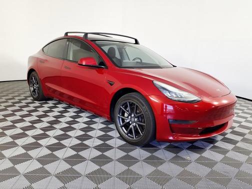 Red Multi-Coat 2018 Tesla Model 3 Long Range