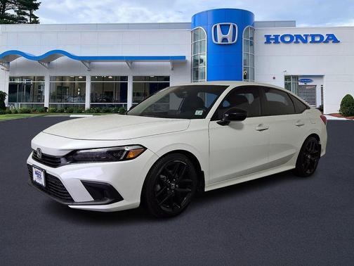 Platinum White Pearl 2022 Honda Civic Sport