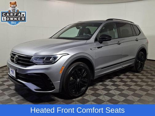Silver Metallic 2022 Volkswagen Tiguan 2.0T SE R-Line Black 4MOTION