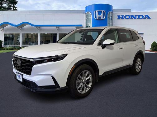 Platinum White Pearl 2025 Honda CR-V EX AWD SUV