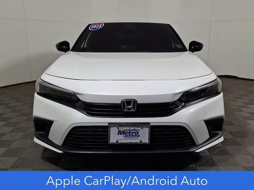 Platinum White Pearl 2023 Honda Civic Sport