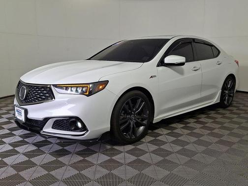 Platinum White Pearl 2020 Acura TLX Technology