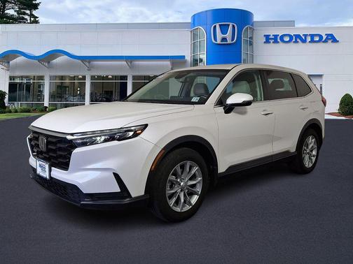 Platinum White Pearl 2025 Honda CR-V EX AWD