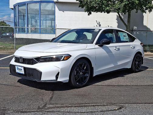 Platinum White Pearl 2026 Honda Civic Sport