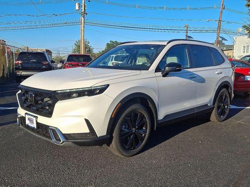Platinum White Pearl 2026 Honda CR-V Hybrid Sport Touring AWD