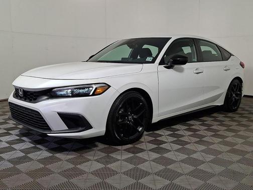 Platinum White Pearl 2023 Honda Civic Sport