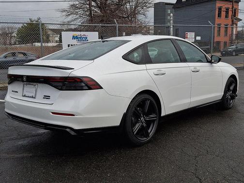 Platinum White Pearl 2026 Honda Accord Hybrid Sport-L
