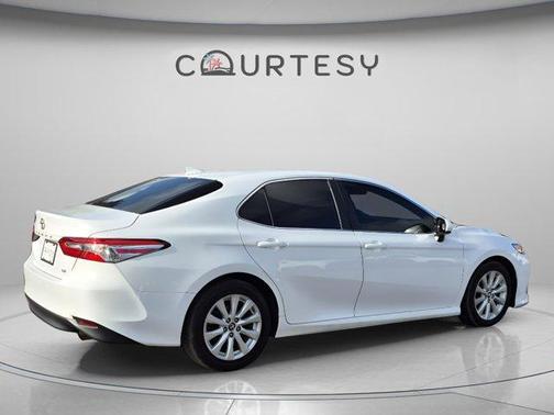 Super White 2019 Toyota Camry LE