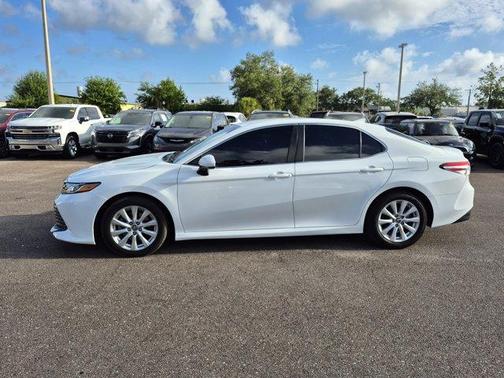 Super White 2019 Toyota Camry L