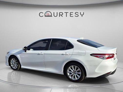 Super White 2019 Toyota Camry LE