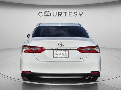 Super White 2019 Toyota Camry LE