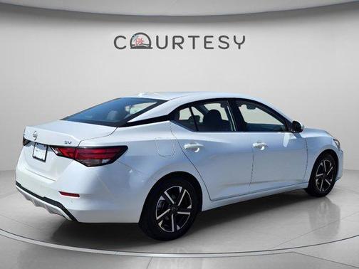Aspen White 2024 Nissan Sentra SV