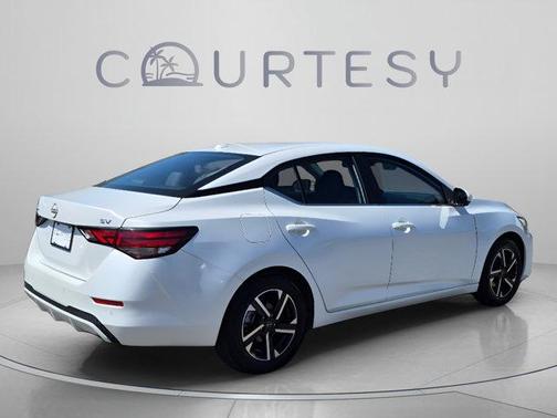 Aspen White 2024 Nissan Sentra SV