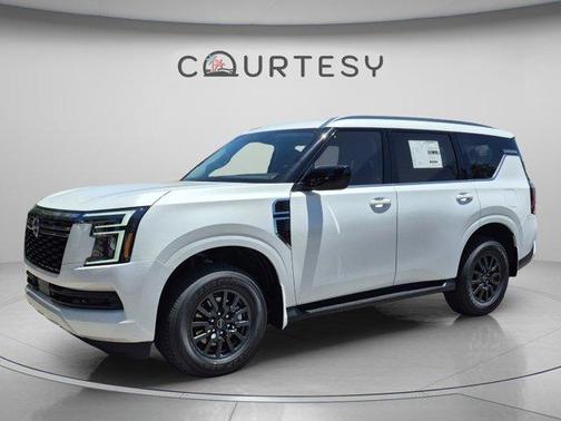 Aspen White Tricoat 2026 Nissan Armada SV