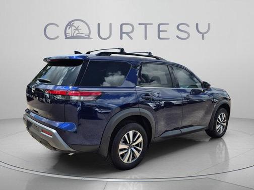 Deep Ocean Blue 2026 Nissan Pathfinder SL