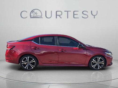 Scarlet Ember 2020 Nissan Sentra SR