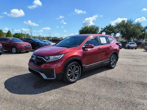 Radiant Red Metallic 2021 Honda CR-V EX-L
