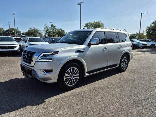 Brilliant Silver Metallic 2024 Nissan Armada SL