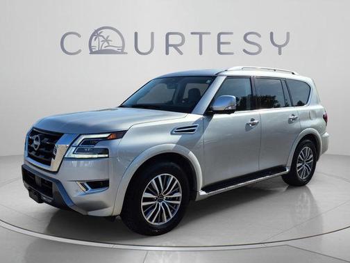 Brilliant Silver Metallic 2024 Nissan Armada SL