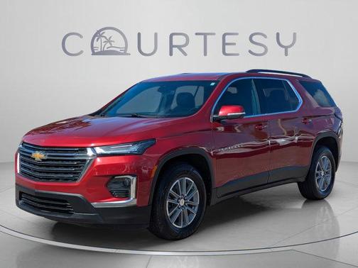 Radiant Red 2023 Chevrolet Traverse LT Leather