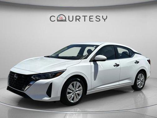 Cloud White 2025 Nissan Sentra S