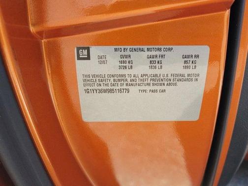 2008 Chevrolet Corvette 