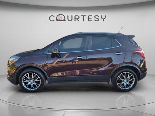 Black Cherry Metallic 2018 Buick Encore Sport Touring