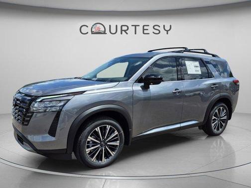 Gun Metallic 2026 Nissan Pathfinder Platinum