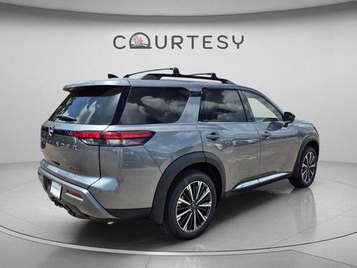 Gun Metallic 2026 Nissan Pathfinder Platinum