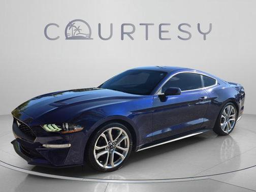Kona Blue Metallic 2020 Ford Mustang EcoBoost Premium