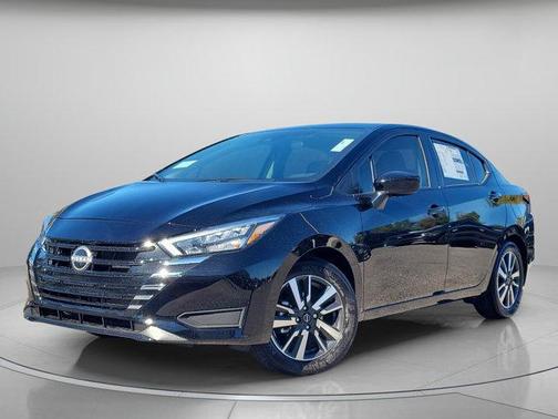 Black 2025 Nissan Versa 1.6 SV