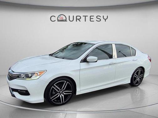 White Orchid Pearl 2017 Honda Accord Sport SE