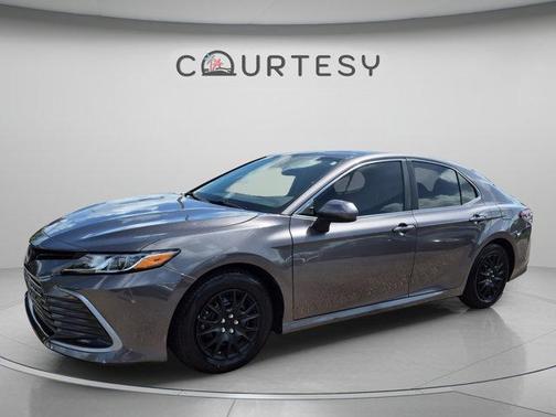 Predawn Gray Mica 2022 Toyota Camry Hybrid LE