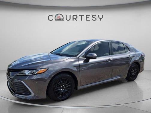 Predawn Gray Mica 2022 Toyota Camry Hybrid LE