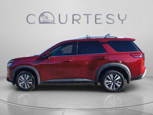Scarlet Ember 2023 Nissan Pathfinder SL