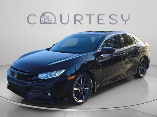 Crystal Black Pearl 2021 Honda Civic EX