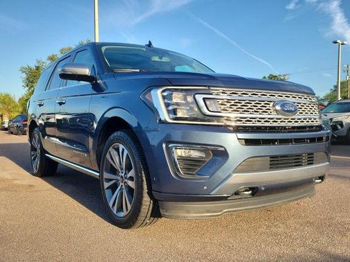Blue 2020 Ford Expedition Platinum