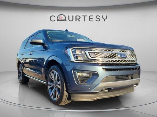 Blue 2020 Ford Expedition Platinum
