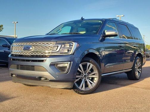 Blue 2020 Ford Expedition Platinum