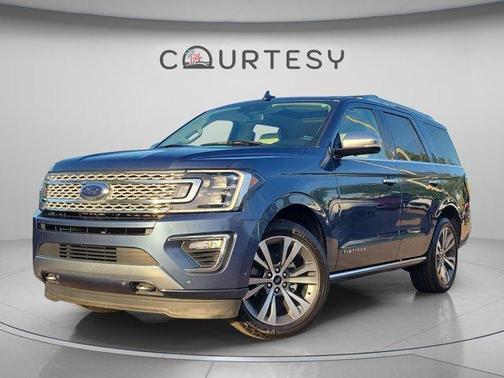 Blue 2020 Ford Expedition Platinum