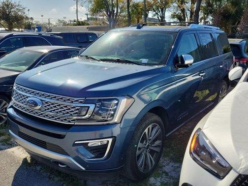 Blue 2020 Ford Expedition Platinum
