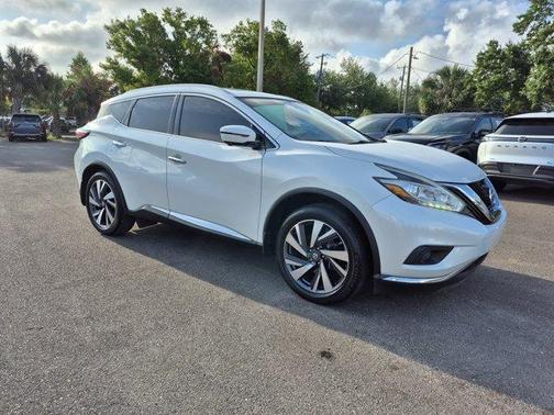 Pearl White 2016 Nissan Murano Platinum