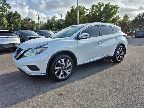 Pearl White 2016 Nissan Murano Platinum