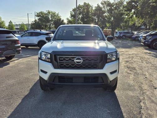 Glacier White 2024 Nissan Frontier S